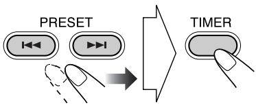 JVC UX-G28E - Schakel de tijdsinstelling in - 2