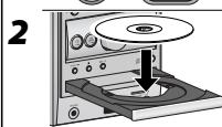 JVC UX-G38E - Insertion d'un disque - 2