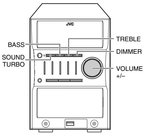 JVC UX-G45 - Opérations quotidiennes—Ajustement du son et autres ajustements - 2