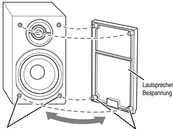 JVC UX-G45 - Zum Abnehmer der Laufsprecherbespannungen - 1