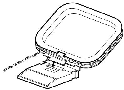 JVC UX-G45 - Zum Montieren und Anschlieben der AM-Rahmenantenne - 5