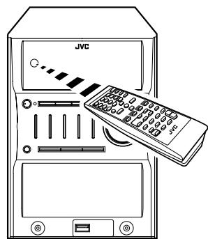 JVC UX-G45 - Systeem kan nicht met de afstandsbediening worden bediend. - 1