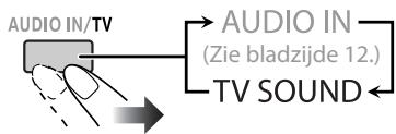 JVC UX-G950VE - Luisteren naar het geluid van de TV - 1