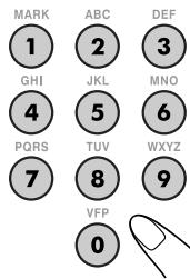 MARK ABC DEF 1 2 3 GHI JKL MNO 4 5 6 PQRS TUV WXYZ 7 8 9 VFP 0