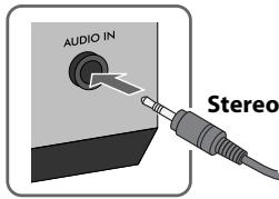 AUDIO IN Stereo-