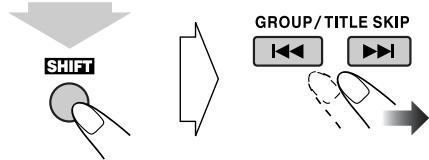 SHIFT GROUP/TITLE SKIP