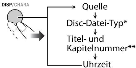 JVC UX-G950VE - Zum Prüfen der aktuellen Uhrzeit bei der Wiedergabe - 1