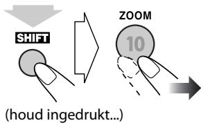 SHIFT ZOOM 10 (houd ingedrukt...)