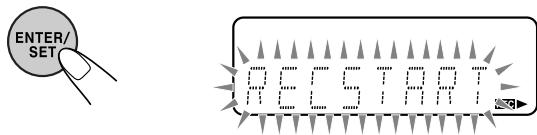 ENTER/ SET ECESTART