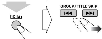 SHIFT GROUP/TITLE SKIP