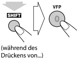SHIFT VFP (während des Drückens von...)