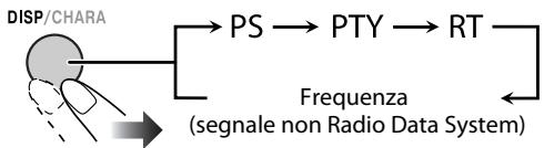 JVC UX-G950VE - ■ Per mostrare le informazioni dei segnali Radio Data System - 1
