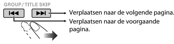 JVC UX-G950VE - Naar de volgende of voorgaande pagina van het huidige menu gaan: - 1
