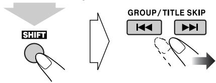 SHIFT GROUP/TITLE SKIP