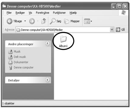 JVC XA-HD500S - Tilslut XA-HD500 til pc'en (entendirekte aller via holderen). - 9