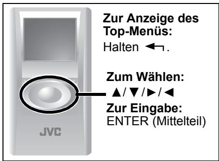 JVC XA-HD500S - Wahlen Sie einen Track und starten die Wiedergabe. - 1