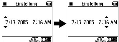 JVC XA-HD500S - Einstellung von Datum und Uhrzeit - 4