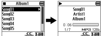 JVC XA-HD500S - Välj ett spår och starta uppspelning. - 5