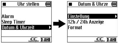JVC XA-HD500S - Einstellung von Datum und Uhrzeit - 3