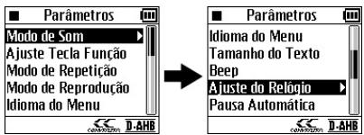 JVC XA-HD500S - Definição da data e da hora - 1