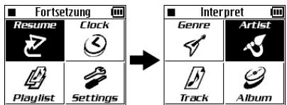 JVC XA-HD500S - Wahlen Sie einen Track und starten die Wiedergabe. - 2
