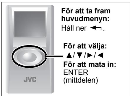 JVC XA-HD500S - Välj ett spår och starta uppspelning. - 1