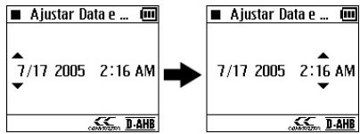 JVC XA-HD500S - Definição da data e da hora - 4