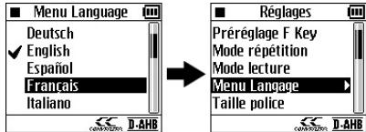 JVC XA-HD500S - Selecao do idioma dos menus - 3