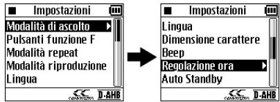 JVC XA-HD500S - Impostazione della data e dell'ora - 1