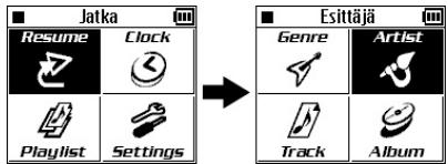 JVC XA-HD500S - Valitse kappale ja aloita toisto. - 2