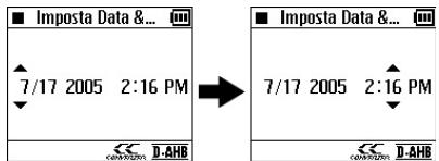 JVC XA-HD500S - Impostazione della data e dell'ora - 4