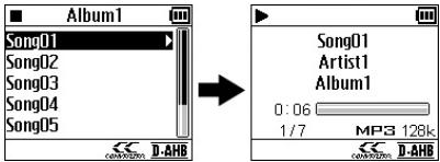 JVC XA-HD500S - Kies een fragment en start de weergave. - 5