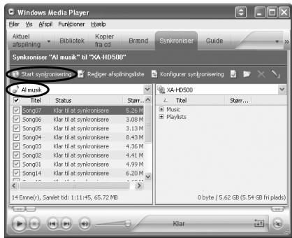 JVC XA-HD500S - Vælg som ovenfor og klik SSEp. - 1