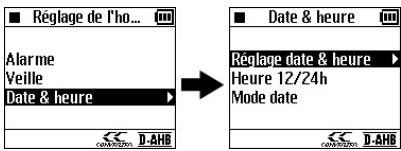 JVC XA-HD500S - Réglage de la date et de l'heure - 3