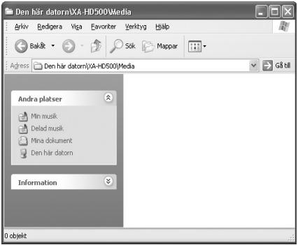 JVC XA-HD500S - Anslut XA-HD500 till datorn (direkt aller via anslutningsenheten). - 4