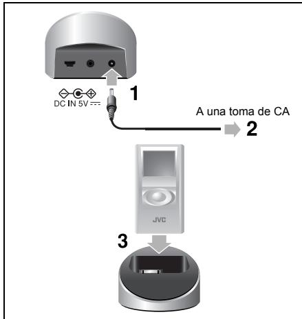 JVC XA-HD500S - Cargue la pila incorpora da - 1