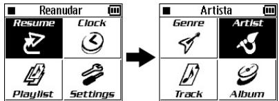 JVC XA-HD500S - Selección una pista e inicia la reproducción. - 2