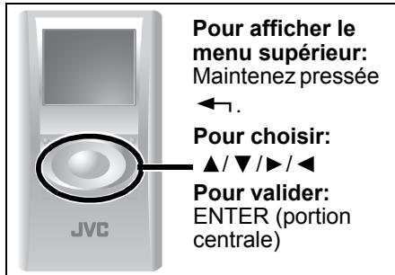 JVC XA-HD500S - Choisissez une plage et démarrez la lecture. - 1