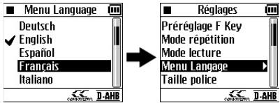 JVC XA-HD500S - Kies de menutaal - 3