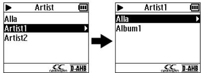 JVC XA-HD500S - Välj ett spår och starta uppspelning. - 3