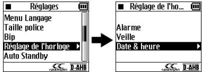 JVC XA-HD500S - Réglage de la date et de l'heure - 2