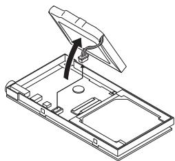 JVC XA-HD500S - Separe la placal del compartmento inferior. - 3