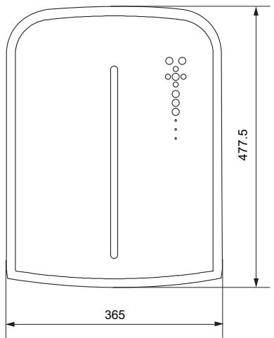 JVC DLA-HD550BE - Dimensions - 1