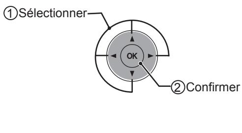 JVC DLA-HD550BE - Choisissez "Signal d'entrée"  "Aspect (Védo)" - 1