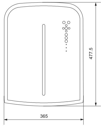 JVC DLA-HD550BE - Dimensions - 1