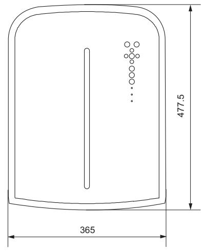JVC DLA-HD550WE - Dimensions - 1