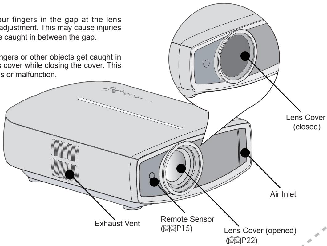 JVC DLA-HD550WE - CAUTION - 1
