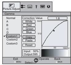 JVC DLA-HD550WE - Setting Menu (Continued) - 1