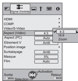 JVC DLA-HD550WE - Procédures d'utilisation du menu - 5