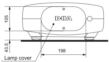 JVC DLA-HD550WE - Dimensions - 4